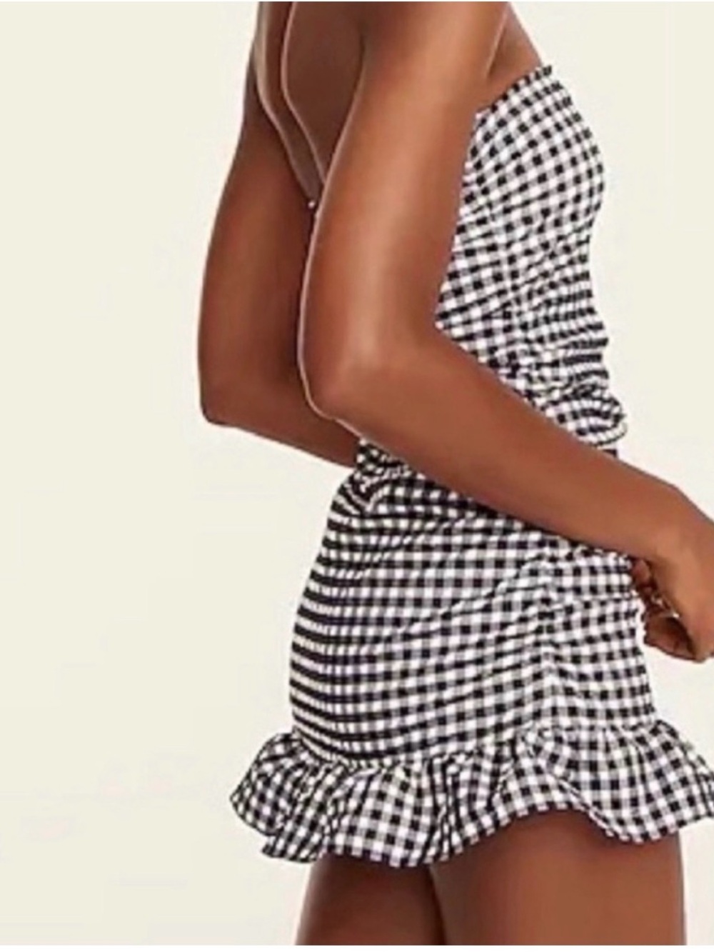 J. Crew Gingham Swim Dress size 10 NWT - Picture 2 of 9